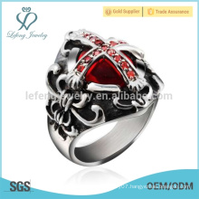 Trendy style spikes stainless steel ring,silver ring designs women 2012